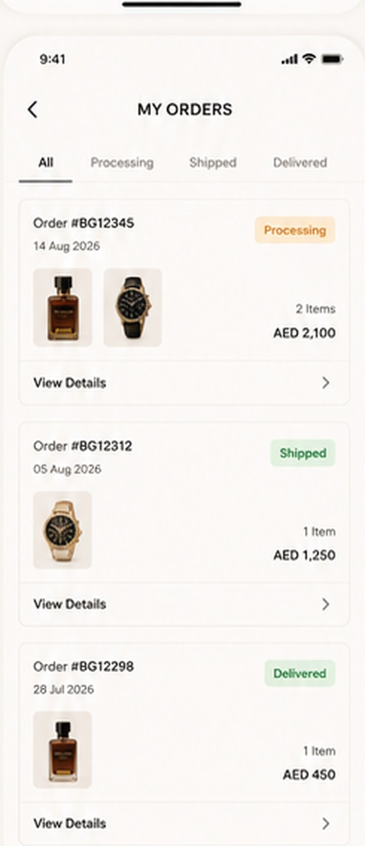 Orders